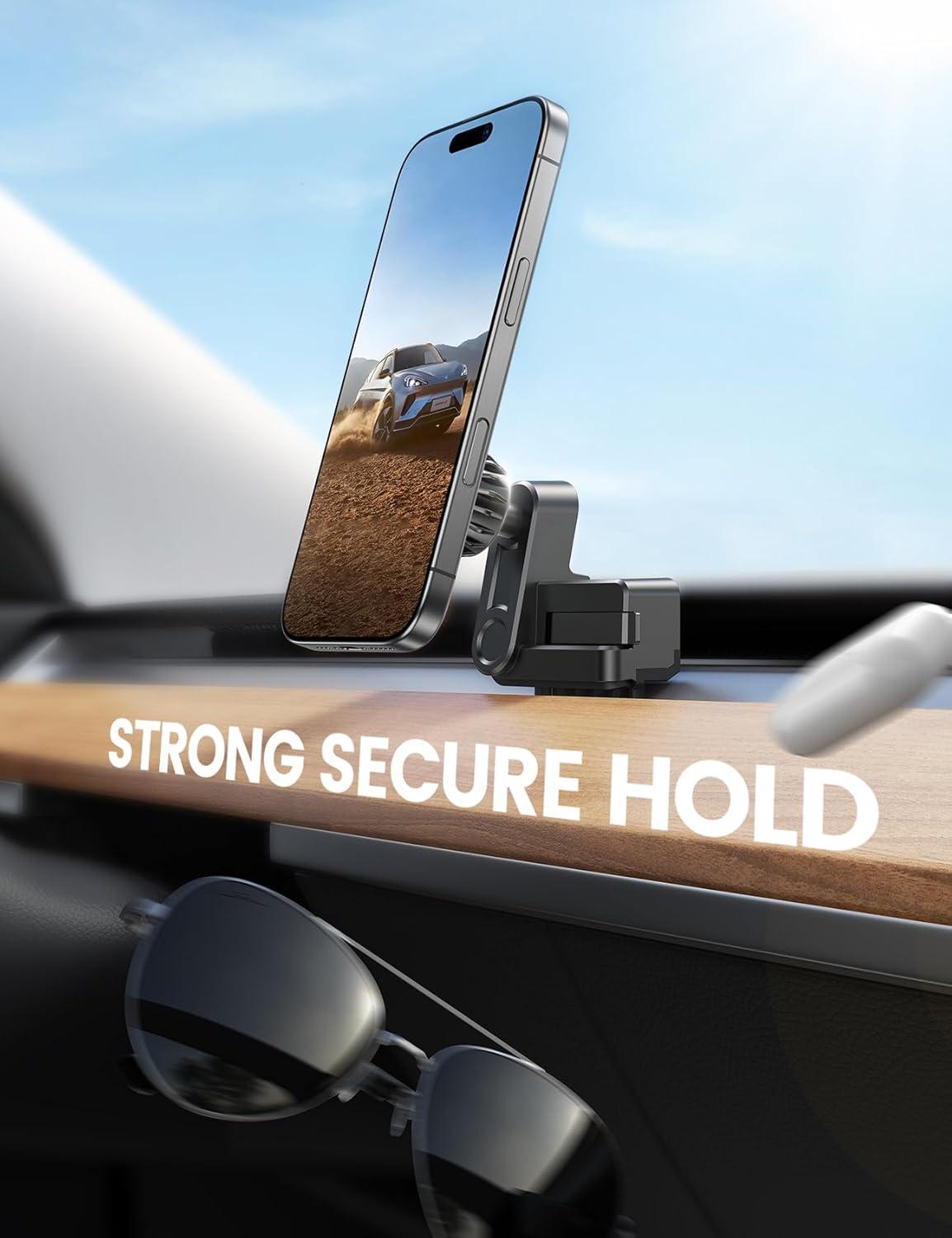 imageLamicall for Tesla Phone Mount Holder Strongest Magnet Power for Tesla Model 3 Y Car Accessories fits iPhone 16 15 14 Pro Max Plus ONLY FIT for 20172022 Model 3 20202023 Model Y