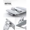 imageLamicall Adjustable Tablet Stand Holder  Foldable Tablet Dock 360 Degree Rotating Desktop Tablet Mount Compatible with iPad Pro 11  129 Mini Air Tabs Kindle and 47quot  13quot Tablet  BlackSilver