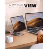 imageLamicall Adjustable Tablet Stand Holder  Foldable Tablet Dock 360 Degree Rotating Desktop Tablet Mount Compatible with iPad Pro 11  129 Mini Air Tabs Kindle and 47quot  13quot Tablet  BlackBlack