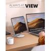 imageLamicall Adjustable Tablet Stand Holder  Foldable Tablet Dock 360 Degree Rotating Desktop Tablet Mount Compatible with iPad Pro 11  129 Mini Air Tabs Kindle and 47quot  13quot Tablet  BlackSilver
