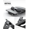 imageLamicall Adjustable Tablet Stand Holder  Foldable Tablet Dock 360 Degree Rotating Desktop Tablet Mount Compatible with iPad Pro 11  129 Mini Air Tabs Kindle and 47quot  13quot Tablet  BlackBlack