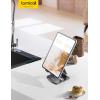 imageLamicall Adjustable Tablet Stand Holder  Foldable Tablet Dock 360 Degree Rotating Desktop Tablet Mount Compatible with iPad Pro 11  129 Mini Air Tabs Kindle and 47quot  13quot Tablet  BlackBlack