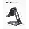 imageLamicall Adjustable Tablet Stand Holder  Foldable Tablet Dock 360 Degree Rotating Desktop Tablet Mount Compatible with iPad Pro 11  129 Mini Air Tabs Kindle and 47quot  13quot Tablet  BlackBlack