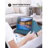imageLamicall Tablet Pillow Stand Pillow Soft Pad for Lap  Tablet Holder Dock for Bed with 6 Viewing Angles for iPad Pro 97 105 11 129 Air Mini 4 3 Kindle Galaxy Tab EReader Purplish RedBlackish Green