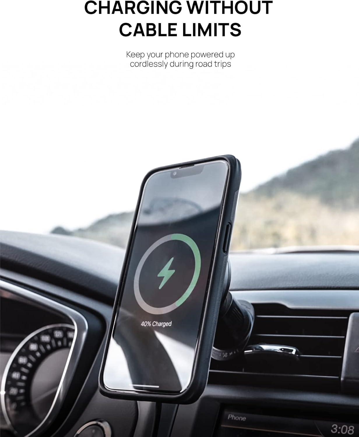 imageLamicall All Lock Car Wndshield Dashboard Suction Wireless Charging Phone MountUSBC Need Work with All Lock Airbag Case Not Included for iPhone or All Lock Phone Snap Adaptor Not Included