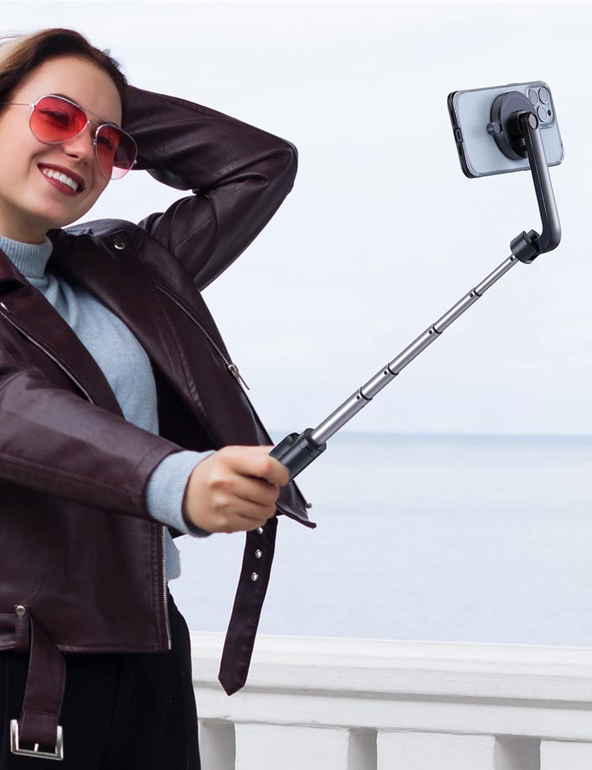 imageLamicall All Lock Selfie Stick and Tripod Mount Need Work with All Lock Airbag Case Not Included for iPhone or All Lock Universal Phone Snap Adaptor Not Included