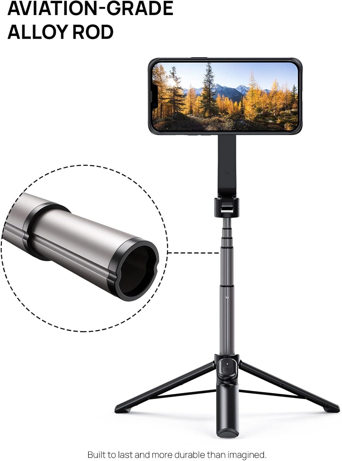 imageLamicall All Lock Selfie Stick and Tripod Mount Need Work with All Lock Airbag Case Not Included for iPhone or All Lock Universal Phone Snap Adaptor Not Included