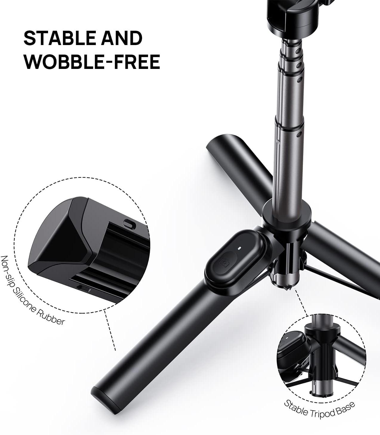imageLamicall All Lock Selfie Stick and Tripod Mount Need Work with All Lock Airbag Case Not Included for iPhone or All Lock Universal Phone Snap Adaptor Not Included