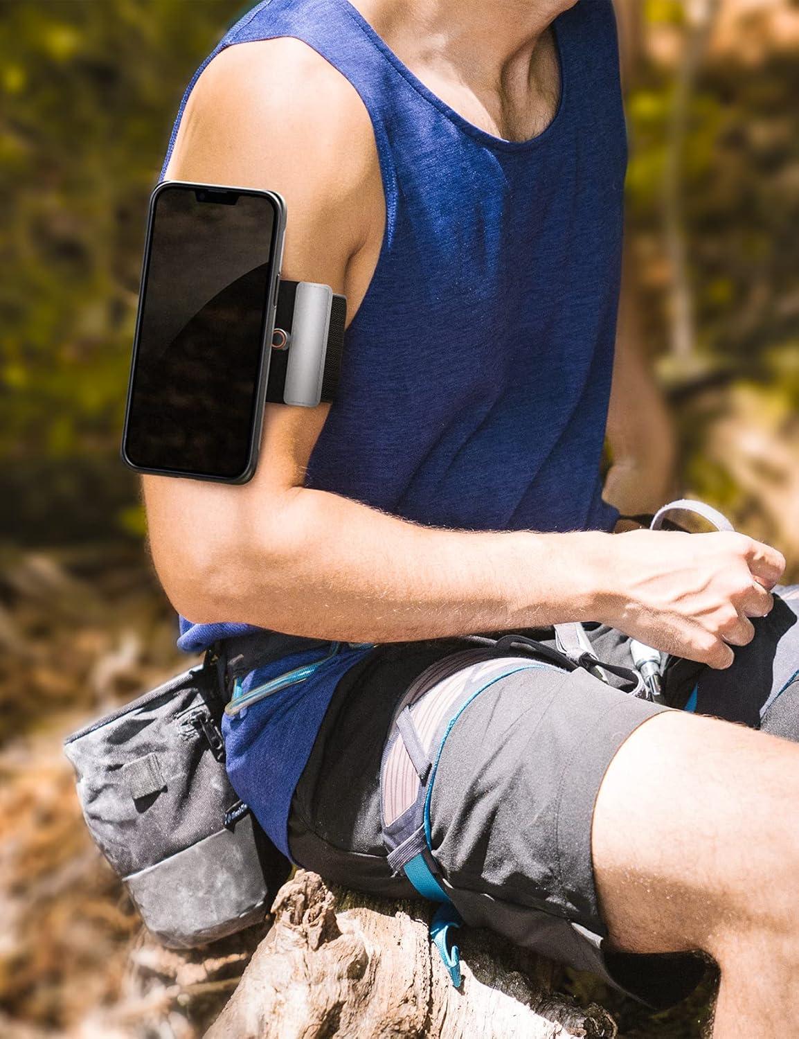imageLamicall All Lock Sports Armband Mount for Running Walking Gym Session Need Work with All Lock Airbag Case Not Included for iPhone or All Lock Universal Phone Snap Adaptor Not Included