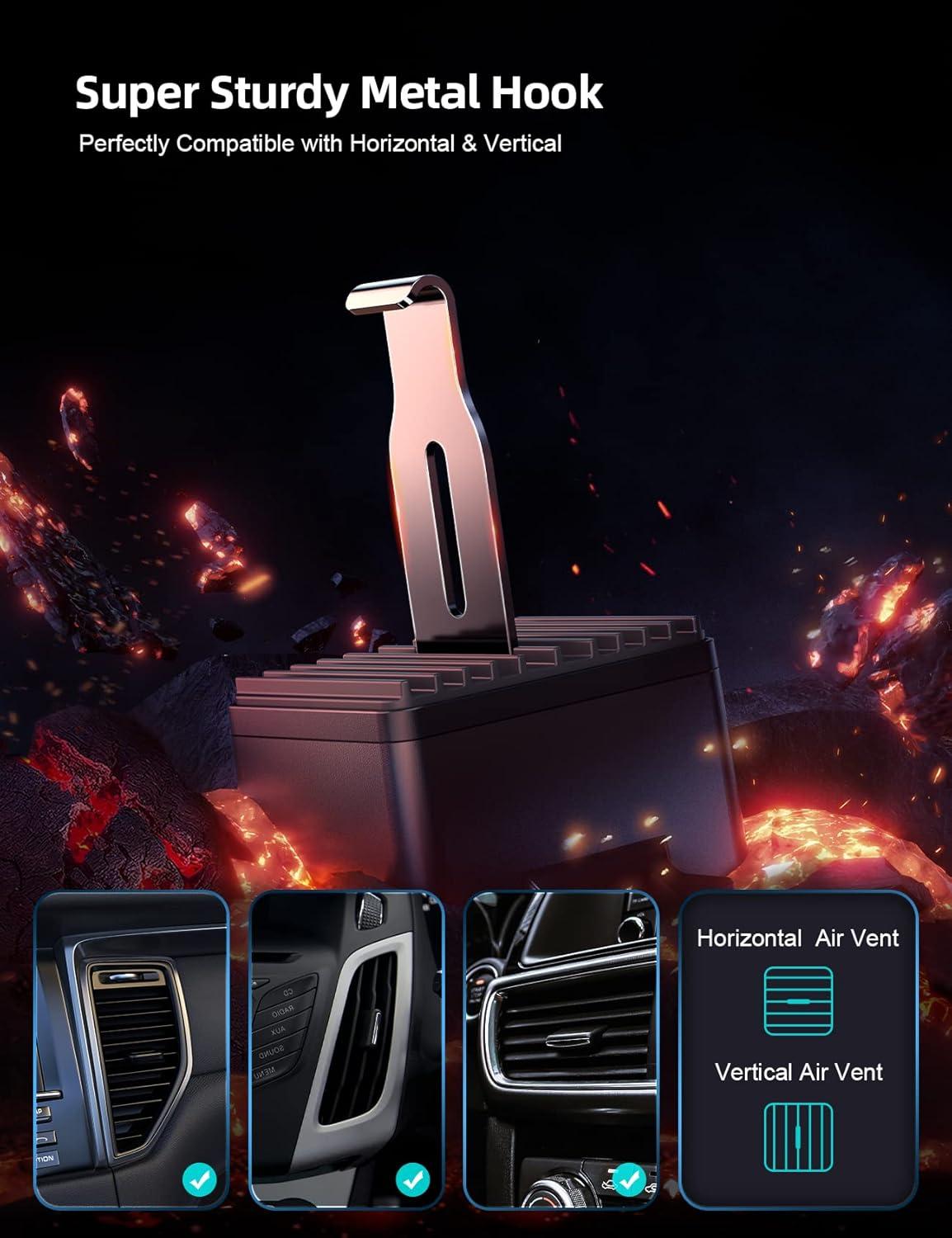 imageLamicall Car Vent Phone Mount Phone Holder for Car Air Vent Clip in Vehicle Big Phone ampamp Thick Cases Friendly Hands Free Cell Phone Automobile Clamp Cradles Fit for All iPhone Samsung Phones