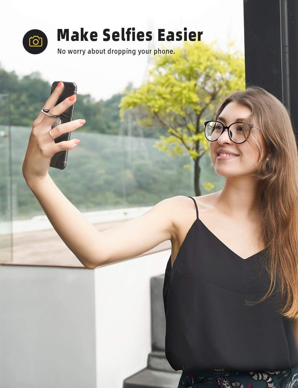 imageLamicall Rose Gold Cell Phone Ring Universal Cell Phone Finger Grip Holder Mothers Day for Mother Compatible with iPhon 16 15 Pro Max XR X Galaxy S25 S24 All Android Smartphone AccessoriesSliver02