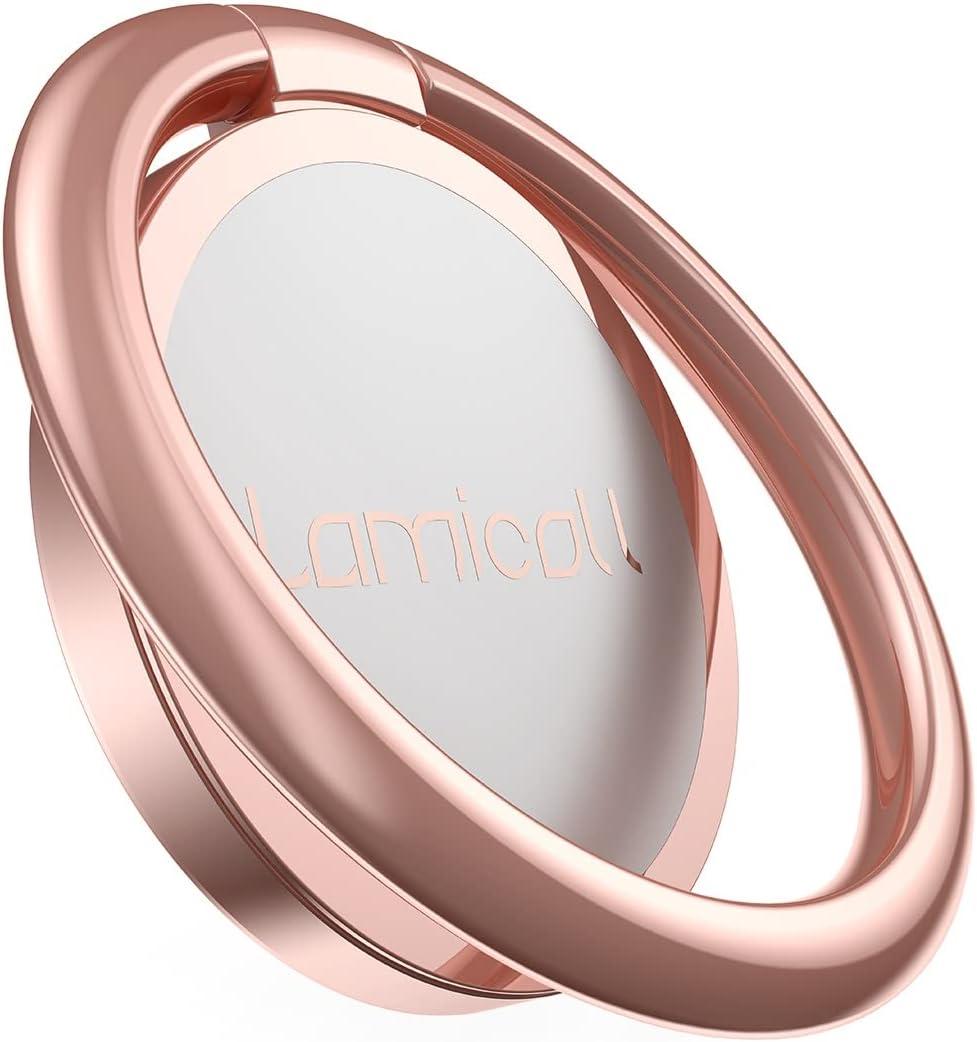 imageLamicall Rose Gold Cell Phone Ring Universal Cell Phone Finger Grip Holder Mothers Day for Mother Compatible with iPhon 16 15 Pro Max XR X Galaxy S25 S24 All Android Smartphone Accessories1Rose Gold