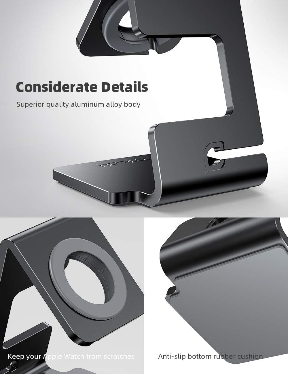 imageLamicall Watch Stand for Apple Watch Magnetic Fast Charger  Desk Charging Stand Holder Dock for Apple iWatch Series SE 10 9 8 7 6 5 4 3 2 1 Series Ultra49mm 46mm 45mm 44mm 42mm 41mm 40mm 38mm1Black