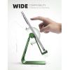imageLamicall Adjustable Cell Phone Stand Desk Phone Holder Cradle Dock Compatible with iPhone 16 15 14 Plus Pro Pro Max 13 12 X XS48quot Phones Office Accessories All Android Smartphone Blackgreen