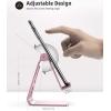 imageLamicall Adjustable Cell Phone Stand Desk Phone Holder Cradle Dock Compatible with iPhone 16 15 14 Plus Pro Pro Max 13 12 X XS48quot Phones Office Accessories All Android Smartphone BlackRose gold 2