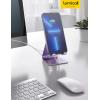 imageLamicall Adjustable Cell Phone Stand Desk Phone Holder Cradle Dock Compatible with iPhone 16 15 14 Plus Pro Pro Max 13 12 X XS48quot Phones Office Accessories All Android Smartphone Blackpurple