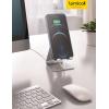 imageLamicall Adjustable Cell Phone Stand Desk Phone Holder Cradle Dock Compatible with iPhone 16 15 14 Plus Pro Pro Max 13 12 X XS48quot Phones Office Accessories All Android Smartphone BlackSilver