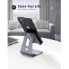 imageLamicall Adjustable Cell Phone Stand Desk Phone Holder Cradle Dock Compatible with iPhone 16 15 14 Plus Pro Pro Max 13 12 X XS48quot Phones Office Accessories All Android Smartphone Blackgrey