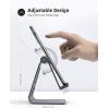 imageLamicall Adjustable Cell Phone Stand Desk Phone Holder Cradle Dock Compatible with iPhone 16 15 14 Plus Pro Pro Max 13 12 X XS48quot Phones Office Accessories All Android Smartphone Blackgrey