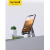 imageLamicall Adjustable Cell Phone Stand Desk Phone Holder Cradle Dock Compatible with iPhone 16 15 14 Plus Pro Pro Max 13 12 X XS48quot Phones Office Accessories All Android Smartphone Blackgrey