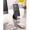 imageLamicall Adjustable Cell Phone Stand Desk Phone Holder Cradle Dock Compatible with iPhone 16 15 14 Plus Pro Pro Max 13 12 X XS48quot Phones Office Accessories All Android Smartphone BlackBlack