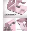 imageLamicall Adjustable Cell Phone Stand Desk Phone Holder Cradle Dock Compatible with iPhone 16 15 14 Plus Pro Pro Max 13 12 X XS48quot Phones Office Accessories All Android Smartphone BlackRose gold 2