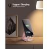 imageLamicall Adjustable Cell Phone Stand Desk Phone Holder Cradle Dock Compatible with iPhone 16 15 14 Plus Pro Pro Max 13 12 X XS48quot Phones Office Accessories All Android Smartphone BlackRose gold 2