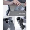 imageLamicall Aluminum Metal Adjustable Cell Phone Stand Desk  Heavy Duty Metal Foldable Desktop Phone Holder Cradle Dock for iPhone 16 15 14 Plus Pro Pro Max 13 12 X XS411 Phone SliverGrey