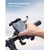 imageLamicall Bike Phone Holder Motorcycle Mount  Motorcycle Phone Holder Handlebar Cell Phone Clamp Scooter Phone Clip for iPhone 16 Pro MaxPlus 15 Pro Max S10 S20 More 47quot to 68quot SmartphonesBlack