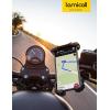 imageLamicall Bike Phone Holder Motorcycle Mount  Motorcycle Phone Holder Handlebar Cell Phone Clamp Scooter Phone Clip for iPhone 16 Pro MaxPlus 15 Pro Max S10 S20 More 47quot to 68quot SmartphonesYellow