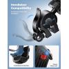 imageLamicall Bike Phone Holder Motorcycle Mount  Motorcycle Phone Holder Handlebar Cell Phone Clamp Scooter Phone Clip for iPhone 16 Pro MaxPlus 15 Pro Max S10 S20 More 47quot to 68quot SmartphonesBlack