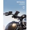 imageLamicall Bike Phone Holder Motorcycle Mount  Motorcycle Phone Holder Handlebar Cell Phone Clamp Scooter Phone Clip for iPhone 16 Pro MaxPlus 15 Pro Max S10 S20 More 47quot to 68quot SmartphonesBlack