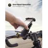 imageLamicall Bike Phone Holder Motorcycle Mount  Motorcycle Phone Holder Handlebar Cell Phone Clamp Scooter Phone Clip for iPhone 16 Pro MaxPlus 15 Pro Max S10 S20 More 47quot to 68quot SmartphonesYellow