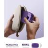 imageLamicall Cell Phone Stand for Desk  Height Adjustable Foldable Mobile Phone Holder Portable Stand for iPhone 16 15 14 13 12 11 Pro Max Plus Galaxy S25 S24 All Cellphones Office AccessoriesDark Purple