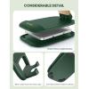 imageLamicall Cell Phone Stand for Desk  Height Adjustable Foldable Mobile Phone Holder Portable Stand for iPhone 16 15 14 13 12 11 Pro Max Plus Galaxy S25 S24 All Cellphones Office AccessoriesDark Green