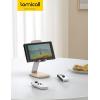 imageLamicall Cell Phone Stand for Desk  Height Adjustable Foldable Mobile Phone Holder Portable Stand for iPhone 16 15 14 13 12 11 Pro Max Plus Galaxy S25 S24 All Cellphones Office AccessoriesKhaki