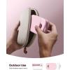 imageLamicall Cell Phone Stand for Desk  Height Adjustable Foldable Mobile Phone Holder Portable Stand for iPhone 16 15 14 13 12 11 Pro Max Plus Galaxy S25 S24 All Cellphones Office AccessoriesPink