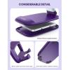 imageLamicall Cell Phone Stand for Desk  Height Adjustable Foldable Mobile Phone Holder Portable Stand for iPhone 16 15 14 13 12 11 Pro Max Plus Galaxy S25 S24 All Cellphones Office AccessoriesDark Purple