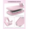 imageLamicall Cell Phone Stand for Desk  Height Adjustable Foldable Mobile Phone Holder Portable Stand for iPhone 16 15 14 13 12 11 Pro Max Plus Galaxy S25 S24 All Cellphones Office AccessoriesPink