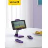 imageLamicall Cell Phone Stand for Desk  Height Adjustable Foldable Mobile Phone Holder Portable Stand for iPhone 16 15 14 13 12 11 Pro Max Plus Galaxy S25 S24 All Cellphones Office AccessoriesDark Purple