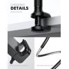 imageLamicall Gooseneck Tablet Mount Holder for Bed  Flexible Tablet Arm Clamp for Bed Compatible with Pad Mini 79 Air 97 Pro 105 Kindle Switch Galaxy Tabs More 4711quot Device  BlackBlack