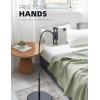 imageLamicall Tablet Floor Stand Holder  Gooseneck Tablet Mount for Bed 63quot Adjustable Height ampamp 106lb Stable Base for 4713quot Tablets iPad Pro 1397 Air Mini Galaxy Tab Kindle PhonesBlack
