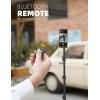 imageLamicall Tablet Floor Tripod Stand  649quot Tablet Holder Mount with Adjustable Height for StreamWatching with Bluetooth Remote for iPad Pro 129 Mini Air iPhone and 4713quot Tablet and Cellphone