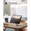 imageLamicall Tablet Stand Tablet Holder for Desk  MultiAngle Adjustable Tablet Desktop Dock Cradle Compatible with iPad Pro 11 129 Air Mini Fire HD Galaxy Tab and Other 413quot Tablets SilverSilver