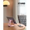 imageTablet Stand Adjustable Lamicall Tablet Stand  Desktop Stand Holder Dock Compatible with Tablet Such as iPad 2018 Pro 97 105 Air Mini 4 3 2 Kindle Nexus Accessories EReader 413 BlackRose Gold