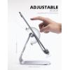 imageTablet Stand Adjustable Lamicall Tablet Stand  Desktop Stand Holder Dock Compatible with Tablet Such as iPad 2018 Pro 97 105 Air Mini 4 3 2 Kindle Nexus Accessories EReader 413 Black1Silver