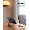 imageTablet Stand Adjustable Lamicall Tablet Stand  Desktop Stand Holder Dock Compatible with Tablet Such as iPad 2018 Pro 97 105 Air Mini 4 3 2 Kindle Nexus Accessories EReader 413 BlackBlack