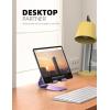 imageTablet Stand Adjustable Lamicall Tablet Stand  Desktop Stand Holder Dock Compatible with Tablet Such as iPad 2018 Pro 97 105 Air Mini 4 3 2 Kindle Nexus Accessories EReader 413 BlackPurple