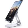 imageTablet Stand Adjustable Lamicall Tablet Stand  Desktop Stand Holder Dock Compatible with Tablet Such as iPad 2018 Pro 97 105 Air Mini 4 3 2 Kindle Nexus Accessories EReader 413 Black1Silver