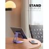 imageTablet Stand Adjustable Lamicall Tablet Stand  Desktop Stand Holder Dock Compatible with Tablet Such as iPad 2018 Pro 97 105 Air Mini 4 3 2 Kindle Nexus Accessories EReader 413 BlackPurple